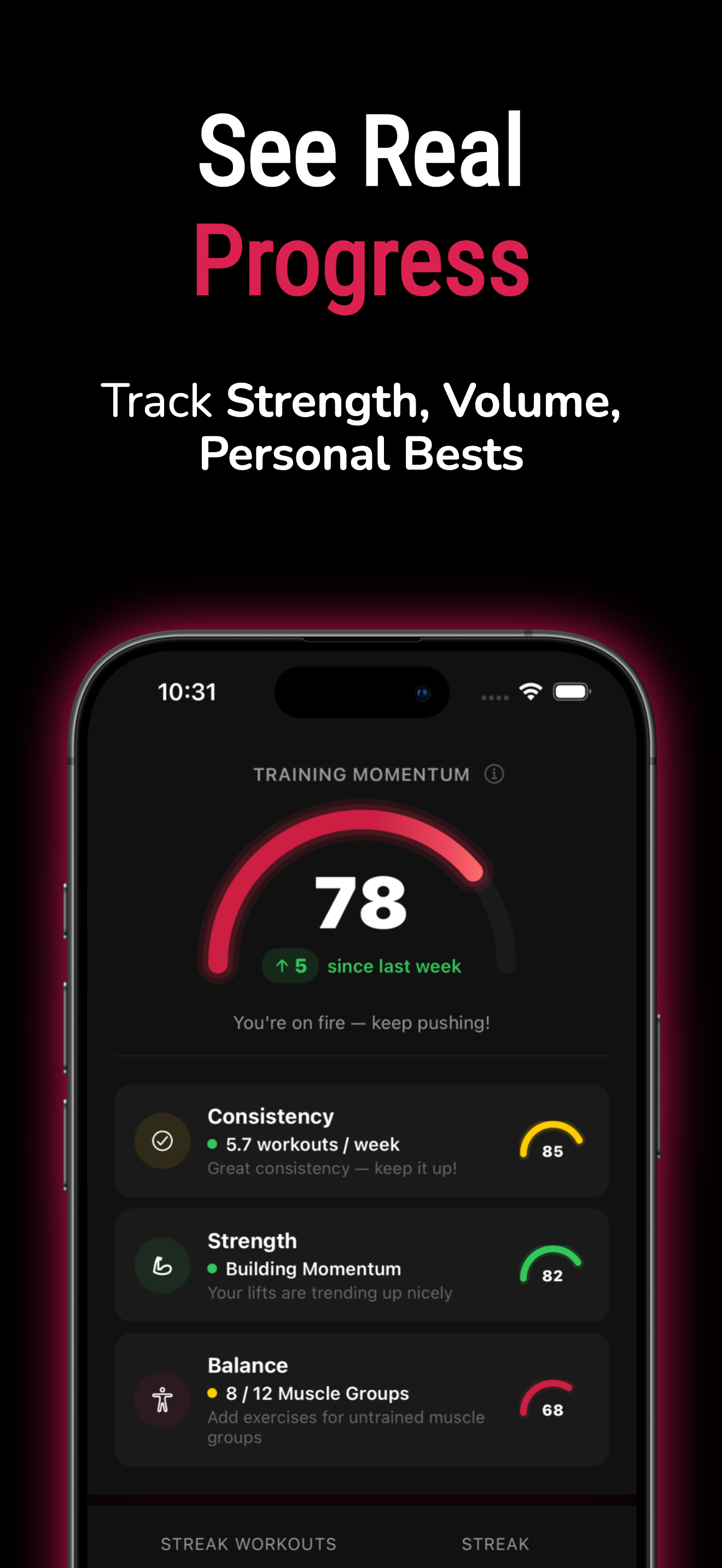 Riven Fitness app screenshot 4